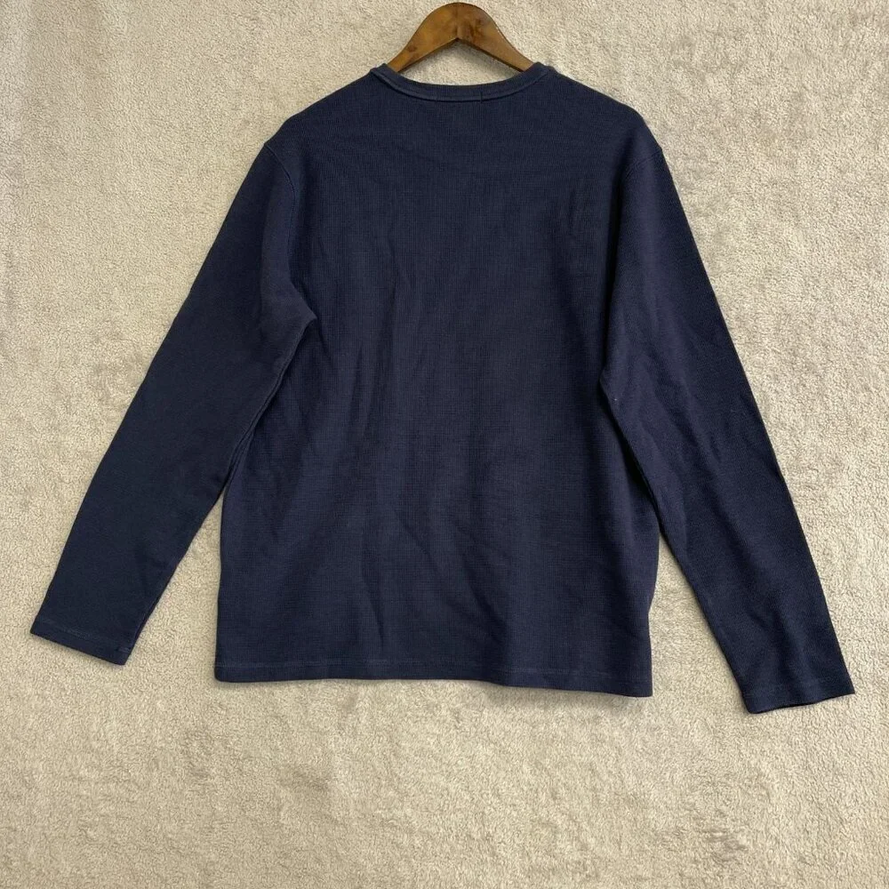 Banana Republic Men's L Navy Long Sleeve Crew neck Knit Sweatshirt